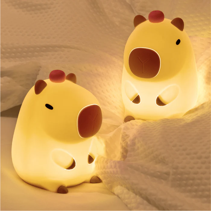 Chill Glowing Capybara Night Light ₍ᐢ•(ܫ)•ᐢ₎