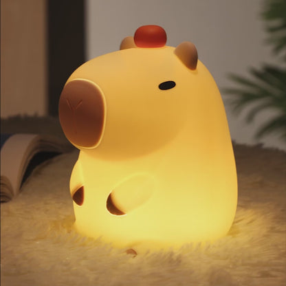 Chill Glowing Capybara Night Light ₍ᐢ•(ܫ)•ᐢ₎